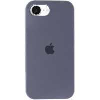 Накладка (з мікрофіброю) Silk Full Protective для iPhone 16e / iPhone 17e- сіра лаванда