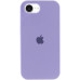 Накладка (з мікрофіброю) Silk Full Protective для iPhone 16e / iPhone 17e- бузковий