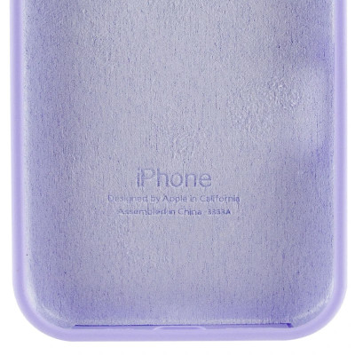 Накладка (з мікрофіброю) Silk Full Protective для iPhone 16e / iPhone 17e- бузковий