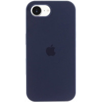 Накладка (з мікрофіброю) Silk Full Protective для iPhone 16e / iPhone 17e- темно-синій