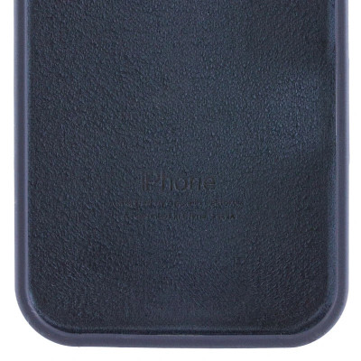 Накладка (з мікрофіброю) Silk Full Protective для iPhone 16e / iPhone 17e- темно-синій