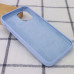 Накладка (з мікрофіброю) Silk Full Protective для iPhone 16 Pro Max- бузково блакитний