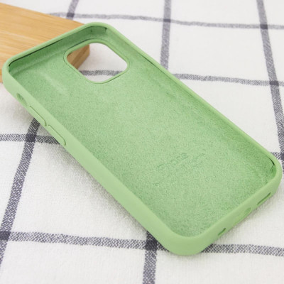 Накладка (з мікрофіброю) Silk Full Protective для iPhone 16 Pro Max- мінтоловий