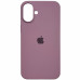 Накладка (з мікрофіброю) Silk Full Protective для iPhone 16 Plus- ліловий
