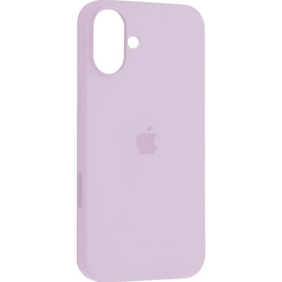 Накладка (з мікрофіброю) Silk Full Protective для iPhone 16 Plus- лавандовий
