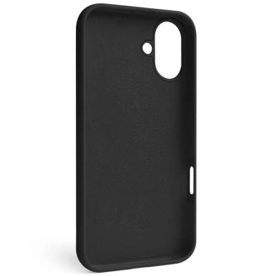 Накладка (з мікрофіброю) Silk Full Protective для iPhone 16 Plus- чорний