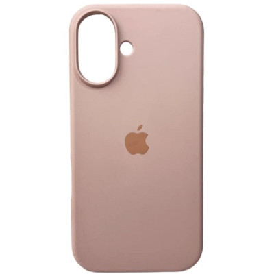 Накладка (з мікрофіброю) для iPhone 16- рожевий пісок Накладка (з мікрофіброю) для iPhone 16- рожевий пісок
