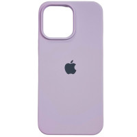 Накладка (з мікрофіброю) Silk Full Protective для iPhone 14 Pro- лавандовий