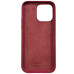 Накладка (з мікрофіброю) Silk Full Protective для iPhone 14- червона троянда
