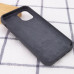 Накладка (з мікрофіброю) Silk Full Protective для iPhone 14- темно-сірий