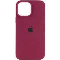Накладка (з мікрофіброю) Silk Full Protective для iPhone 14 Pro Max- марсала