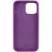 Накладка (з мікрофіброю) Silk Full Protective для iPhone 14 Pro Max- виноградний
