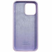 Накладка (з мікрофіброю) Silk Full Protective для iPhone 14 Pro Max- лавандовий
