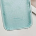 Накладка (з мікрофіброю) Silk Full Protective для iPhone 13- світло-бірюзовий