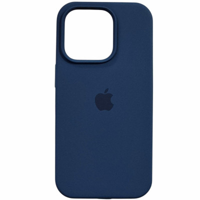 Накладка (з мікрофіброю) Silk Full Protective для iPhone 12 Pro Max- чорничний