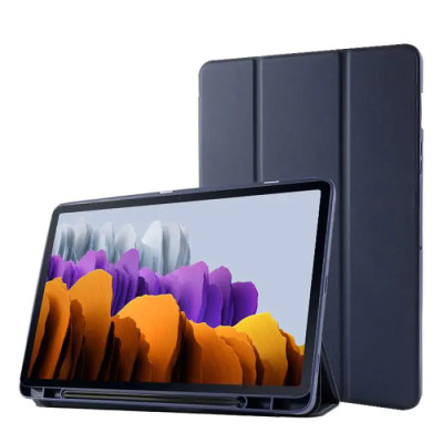 Чохол-книжка Smart Case With Pencil для планшета Samsung Tab S10 FE Plus 13.1"- темно-синій Чохол-книжка Smart Case With Pencil для планшета Samsung Tab S10 FE Plus 13.1"- темно-синій
