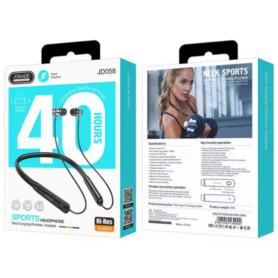 Bluetooth навушники Jokade JD058 ZHANLAN (кріплення на шию)- чорний Bluetooth навушники Jokade JD058 ZHANLAN (кріплення на шию)- чорний