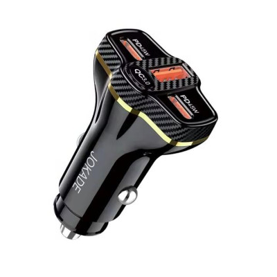 Автомобільний зарядний пристрій Jokade JH049 GONGBO 108W (2USB-C+1USB-A)- чорний