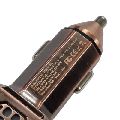 Автомобільний зарядний пристрій Jokade JH052 MINGDA 100W (USB-C PD65W+USB-A QC35W)- бронзовий Автомобільний зарядний пристрій Jokade JH052 MINGDA 100W (USB-C PD65W+USB-A QC35W)- бронзовий