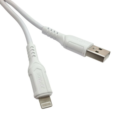 USB кабель Jokade JA010 Lightning 3A/1м- білий