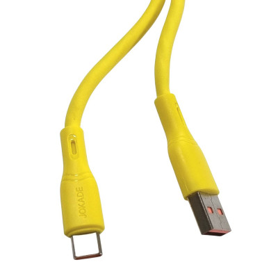 USB кабель Jokade JA035 JINKE series Sillicone (100W / 1m) Type-C- жовтий