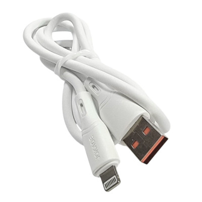 USB кабель Jokade JA035 JINKE series Sillicone (5A/1m) Lightning- білий