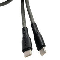 USB-C кабель Jokade JA035 JINKE series Sillicone (PD100W/1m) Type-C to Type-C- чорний