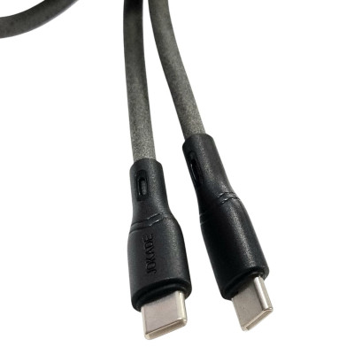 USB-C кабель Jokade JA035 JINKE series Sillicone (PD100W/1m) Type-C to Type-C- чорний