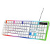 Клавіатура дротова Jokade JF007 TAILING ігрова RGB- білий