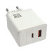 Мережевий зарядний пристрій Jokade JB089 MINGXIA 65W (USB-A+USB-C)- білий
