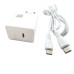 Мережевий зарядний пристрій Jokade JB092 QIAOSEN PD45W (USB-C)+ кабель Type-C to Type-C- білий