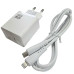 Мережевий зарядний пристрій Jokade JB092 QIAOSEN PD45W (USB-C)+ кабель Type-C to Lightning- білий