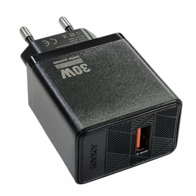 Мережевий зарядний пристрій Jokade JB093 JIAYI 30W Multi-protocol Charger (1USB-A)- чорний Мережевий зарядний пристрій Jokade JB093 JIAYI 30W Multi-protocol Charger (1USB-A)- чорний