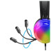 Навушники накладні ігрові Jokade JD056 HUIYING RGB з мікрофоном- чорний Навушники накладні ігрові Jokade JD056 HUIYING RGB з мікрофоном- чорний