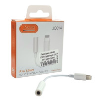 Перехідник Jokade JC014 ZEQING Lightning to 3.5 AUX cable- білий Перехідник Jokade JC014 ZEQING Lightning to 3.5 AUX cable- білий
