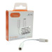 Перехідник Jokade JC014 ZEQING Lightning to 3.5 AUX cable- білий