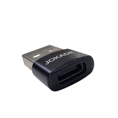 Перехідник Jokade JC020 ZHIQUAN  USB-A male to Type-C female USB3.0- чорний