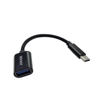 OTG USB на Type-C Jokade JC026 GAOLI (USB3.0) 13см- чорний OTG USB на Type-C Jokade JC026 GAOLI (USB3.0) 13см- чорний