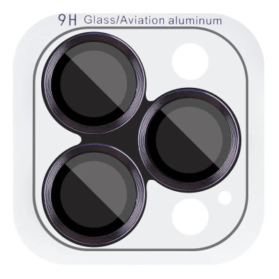 Скло захисне Metal Classic на камеру для iPhone 14 Pro Max / 14 Pro- чорний Скло захисне Metal Classic на камеру для iPhone 14 Pro Max / 14 Pro- чорний
