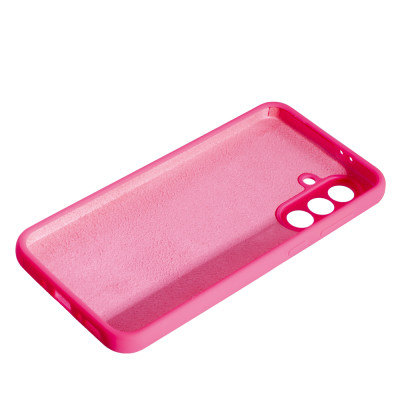 Накладка (з мікрофіброю) Soft Silk для Samsung A26 5G- яскраво-рожевий