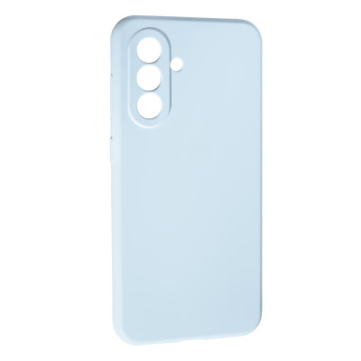 Накладка (з мікрофіброю) Soft Silk для Samsung A35- блакитний
