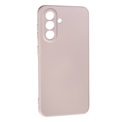 Накладка (з мікрофіброю) Soft Silk для Samsung A35- рожевий пісок