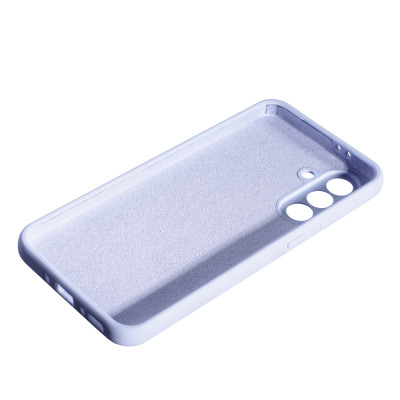 Накладка (з мікрофіброю) Soft Silk для Samsung A35- бузковий