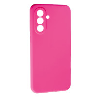 Накладка (з мікрофіброю) Soft Silk для Samsung A36 5G- яскраво-рожевий