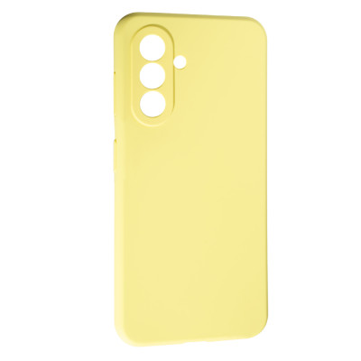 Накладка (з мікрофіброю) Soft Silk для Samsung A55- жовтий