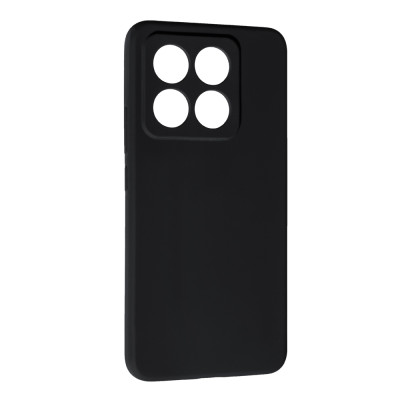 Накладка (з мікрофіброю) Soft Silk для Xiaomi 14T- чорний