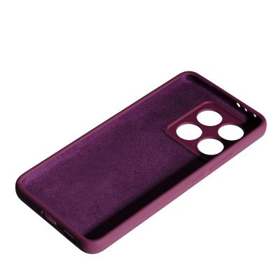 Накладка (з мікрофіброю) Soft Silk для Xiaomi 14T- марсала