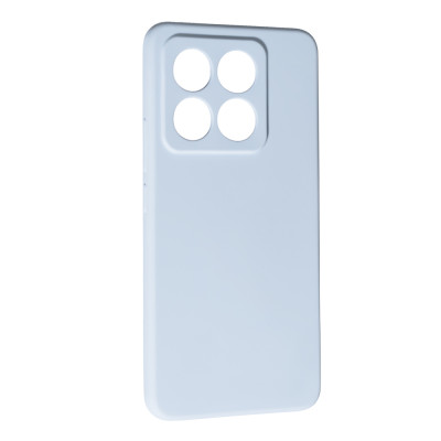 Накладка (з мікрофіброю) Soft Silk для Xiaomi 14T- блакитний