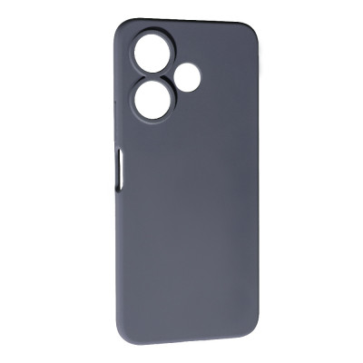 Накладка (з мікрофіброю) Soft Silk для Xiaomi Redmi 13 4G / Poco M6 4G- сірий