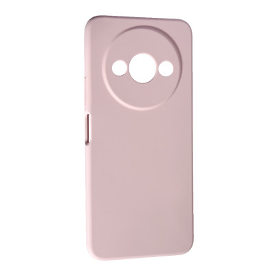 Накладка (з мікрофіброю) Soft Silk для Xiaomi Redmi A3 / Poco C61- рожевий пісок